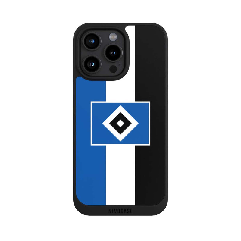 iPhone 15 Pro Max NIVOpure HSV rayures - bleu-blanc-noir