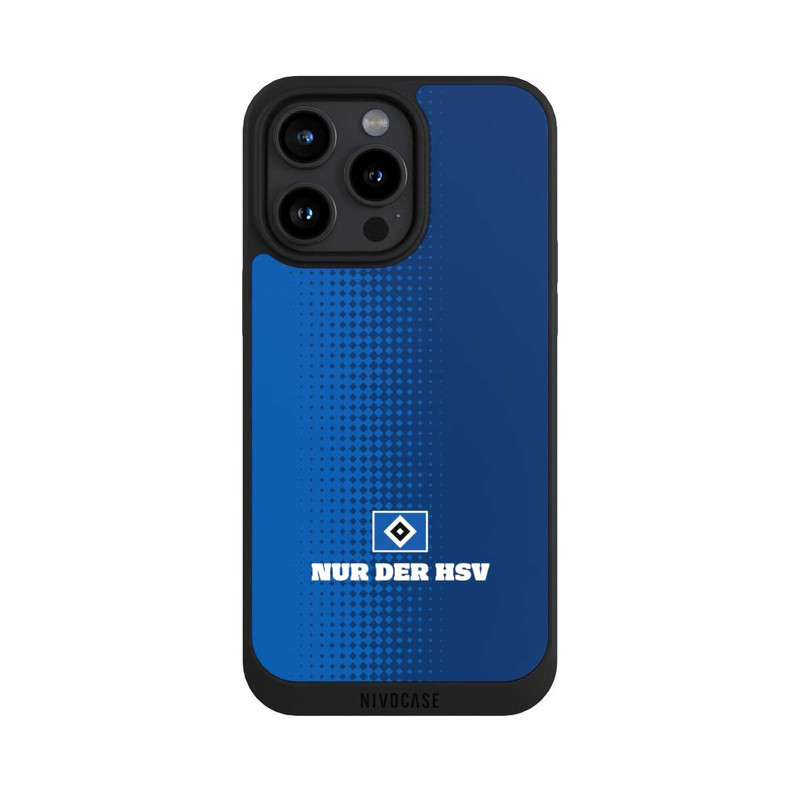 iPhone 15 Pro Max NIVOpure Nur der HSV - Rautenraster Blau