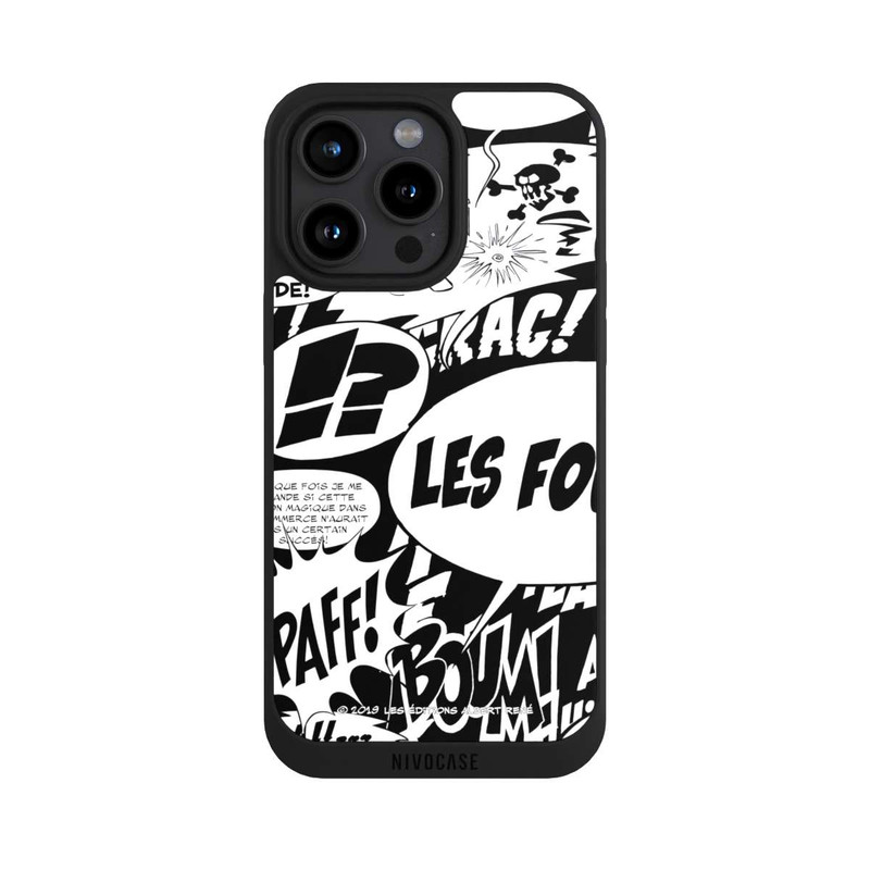 iPhone 15 Pro Max NIVOpure Bulles BD Astérix Noir