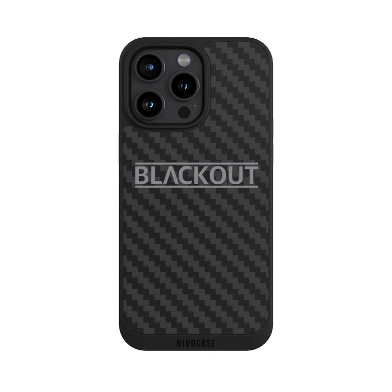 iPhone 15 Pro Max NIVOpure Carbone - Blackout