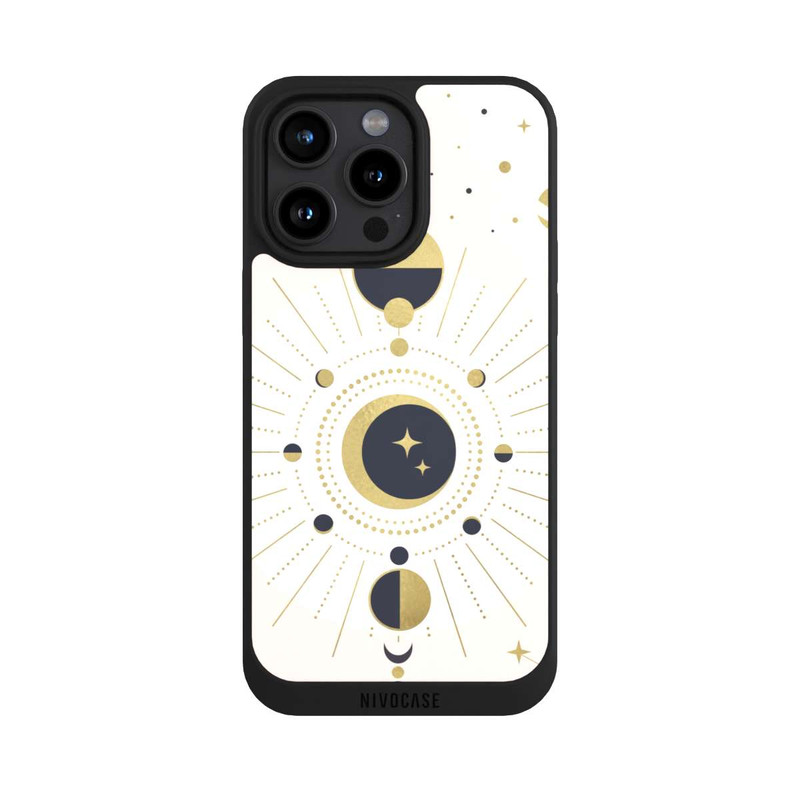 iPhone 15 Pro Max NIVOpure Abstrakter Rose-Gold-Look