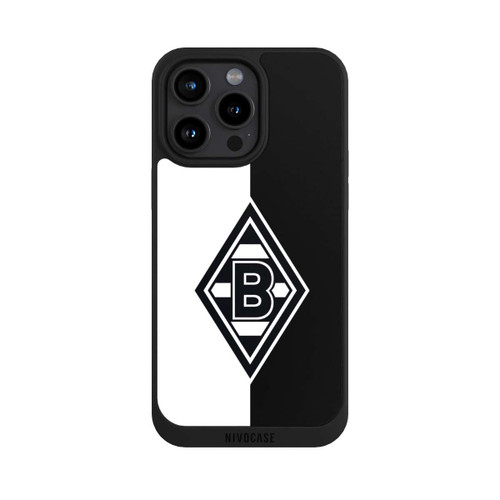 Apple iPhone 15 Pro Max NIVOpure Borussia Raute Schwarz-Weiss