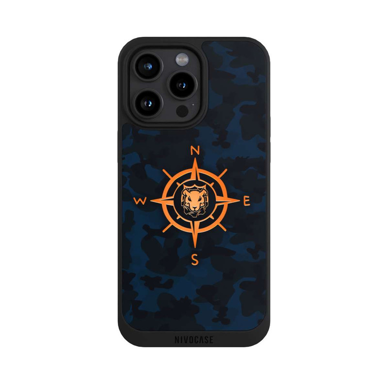 iPhone 15 Pro Max NIVOpure Boussole Camo Bleu