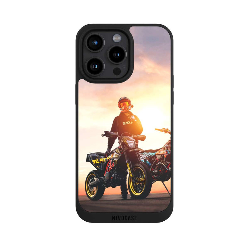 iPhone 15 Pro Max NIVOpure Blackout  Coucher de soleil