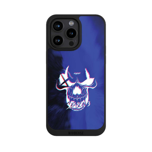 Apple iPhone 15 Pro Max NIVOpure Blauer Totenkopf