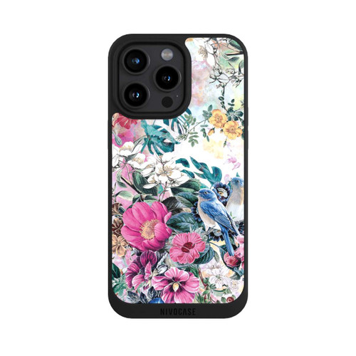 Apple iPhone 15 Pro Max NIVOpure Oiseaux et fleurs