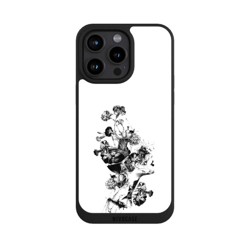 Apple iPhone 15 Pro Max NIVOpure Brisé Noir/Blanc