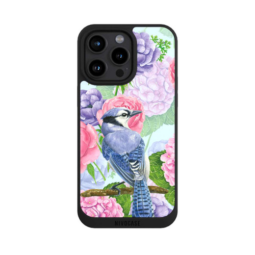 Apple iPhone 15 Pro Max NIVOpure Geai bleu &amp; fleurs