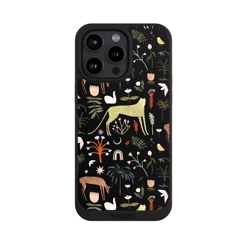 iPhone 15 Pro Max NIVOpure Wild garden letters by Léa Le Pivert