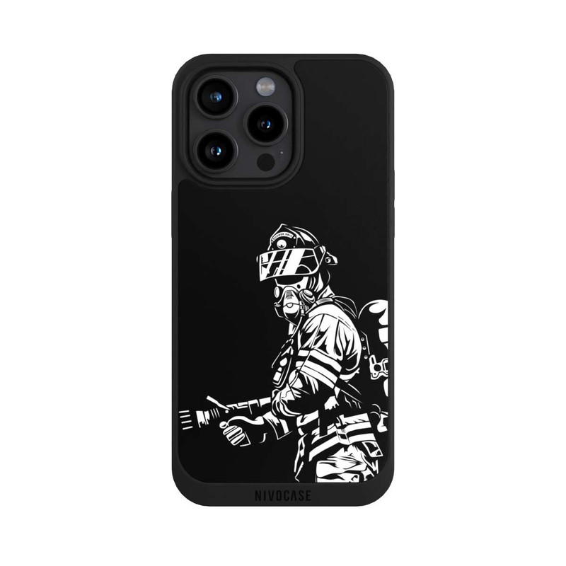 iPhone 15 Pro Max NIVOpure Tapferer Feuerwehrmann