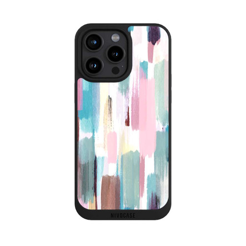 Apple iPhone 15 Pro Max NIVOpure Abstract Brushstrokes Pastel Shades