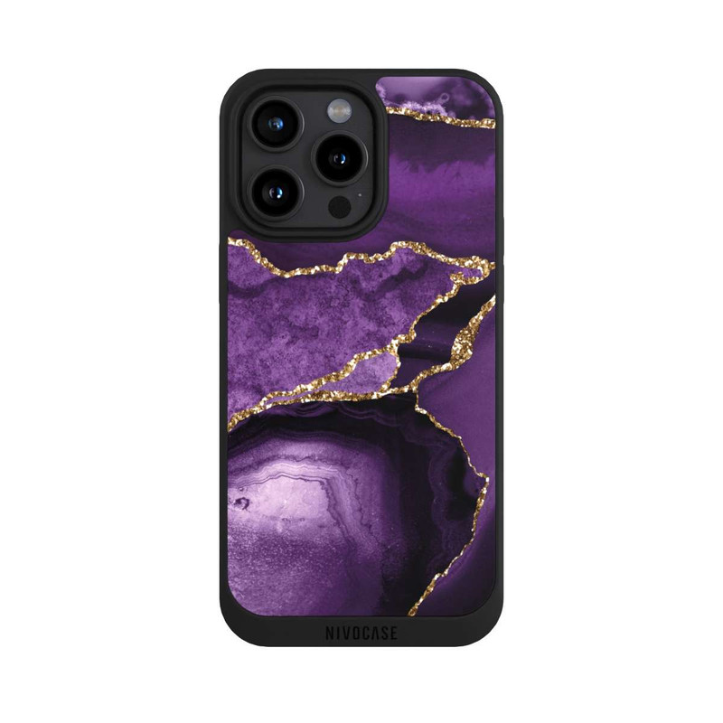 iPhone 15 Pro Max NIVOpure Lila Marmor Landschaft