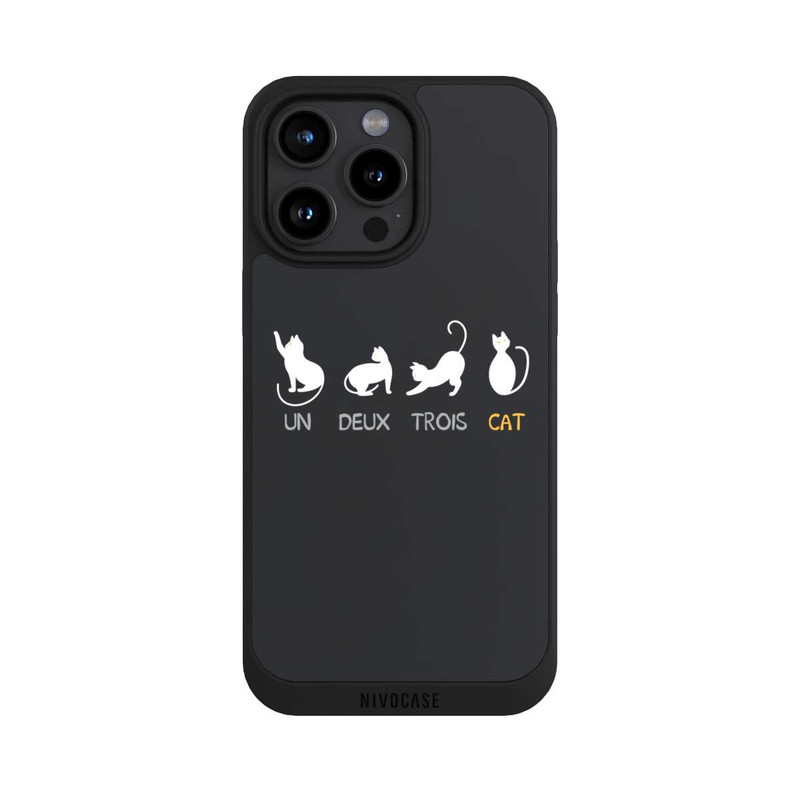 iPhone 15 Pro Max NIVOpure Un Deux Trois Cat