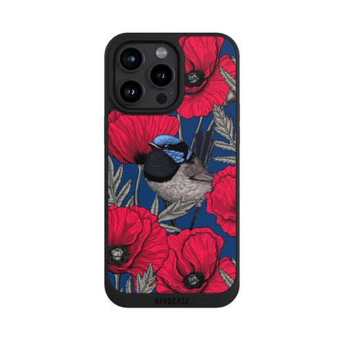 Apple iPhone 15 Pro Max NIVOpure Grimpereaux et coquelicots 2