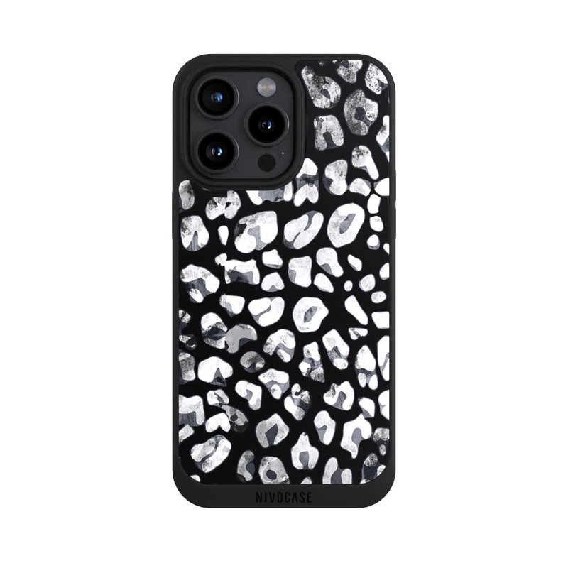 iPhone 15 Pro Max NIVOpure Monochrome leopard spots
