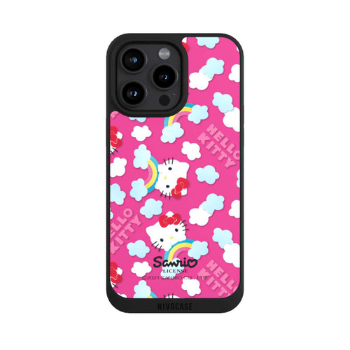 Apple iPhone 15 Pro Max NIVOpure Hello Kitty Regenbogenmuster