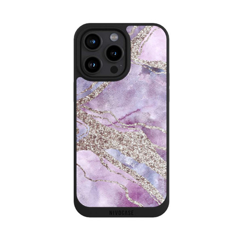 Apple iPhone 15 Pro Max NIVOpure Pierre précieuse Violet pastel