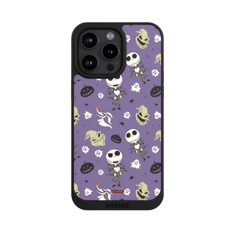 iPhone 15 Pro Max NIVOpure Jack Purple Pattern Tim Burtons Nightmare before Christmas