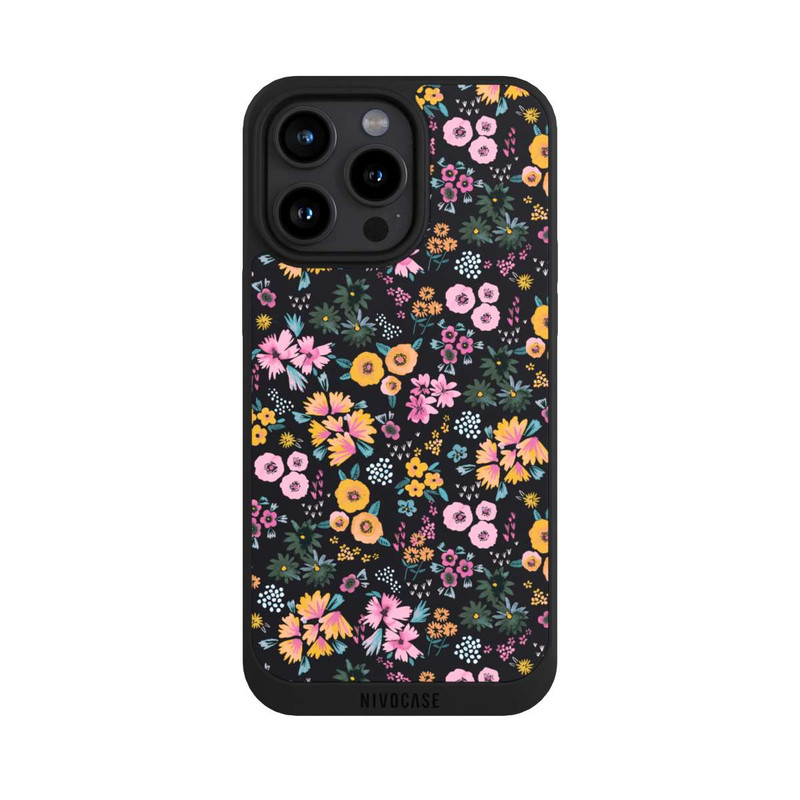 iPhone 15 Pro Max NIVOpure Little Flowers Multi Black 2