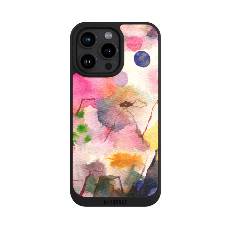 iPhone 15 Pro Max NIVOpure Aquarell bunte Berge