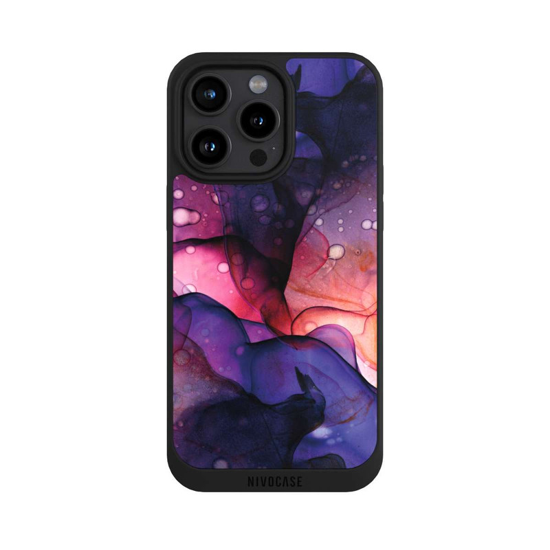 iPhone 15 Pro Max NIVOpure Liquid Art Purple Pink