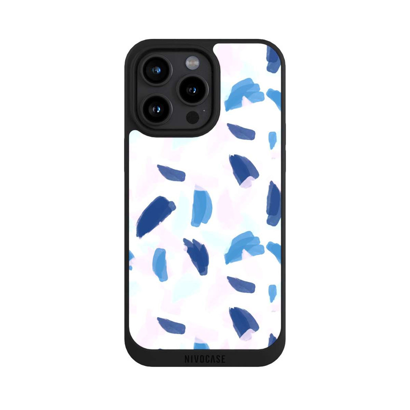iPhone 15 Pro Max NIVOpure Blaue und rosa Farbe