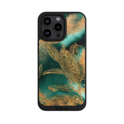 Apple iPhone 15 Pro Max NIVOpure Gold und Grün Natur