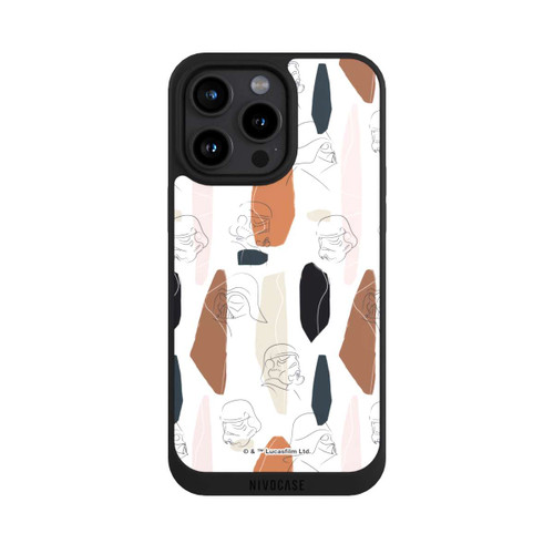 Apple iPhone 15 Pro Max NIVOpure Dunkle Seite Line Art