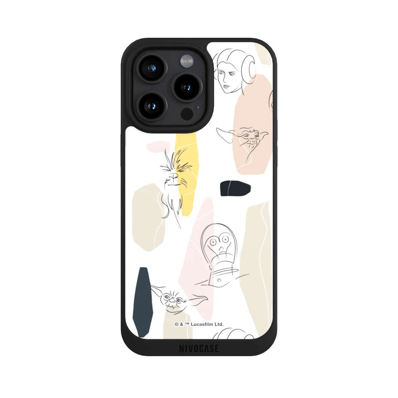 iPhone 15 Pro Max NIVOpure Dessin de ligne "Bright Side