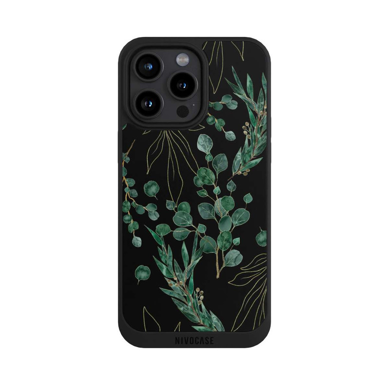 iPhone 15 Pro Max NIVOpure Eucalyptus Leaves black