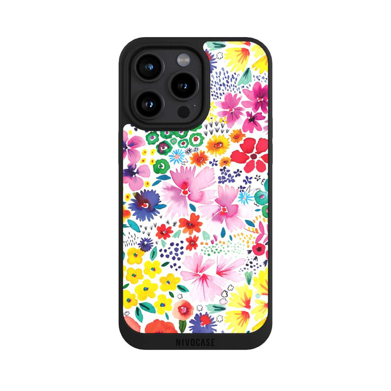 iPhone 15 Pro Max NIVOpure Kunstvolle kleine Frühlingsblumen