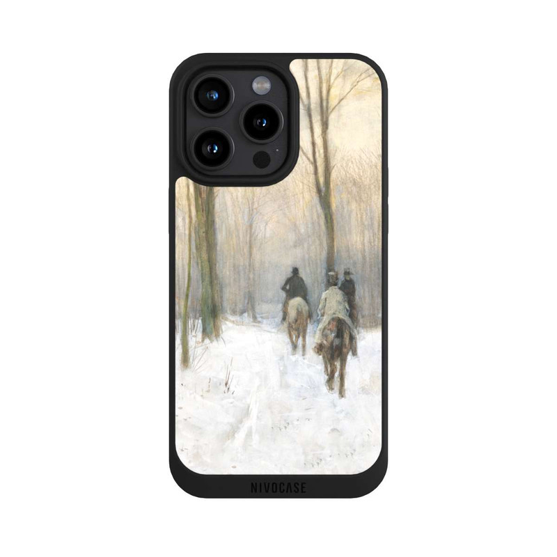 iPhone 15 Pro Max NIVOpure Riders in the Snow in the Haagse Bos