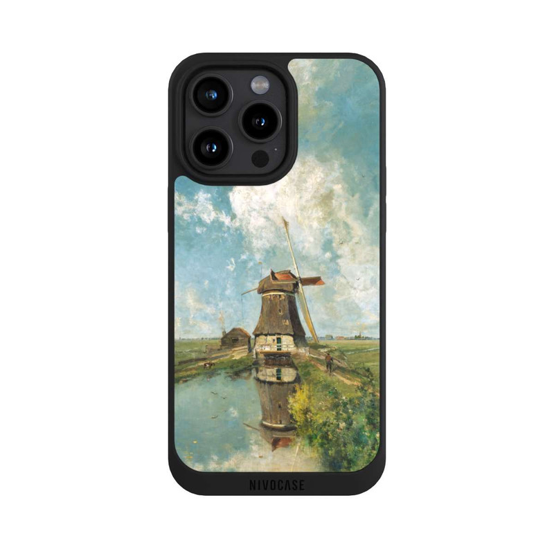 iPhone 15 Pro Max NIVOpure A Windmill on a Polder Waterway