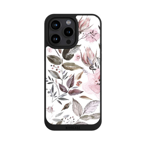 Apple iPhone 15 Pro Max NIVOpure Aquarell braune Rosenblüten