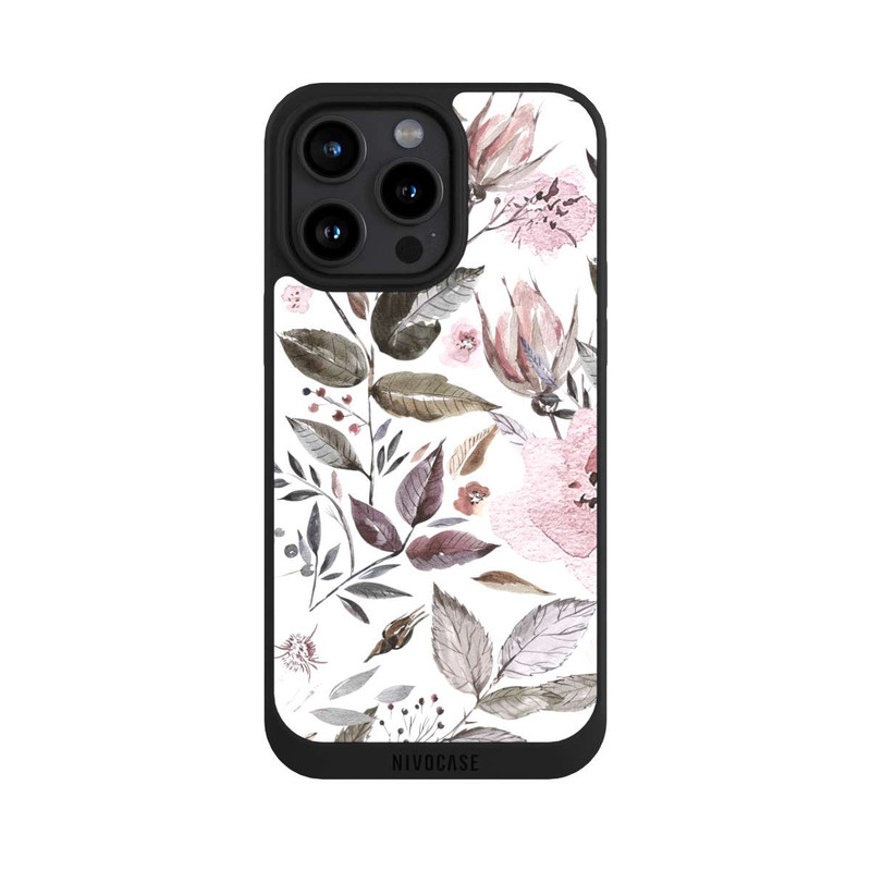 iPhone 15 Pro Max NIVOpure Aquarelle Brown Rose Flowers