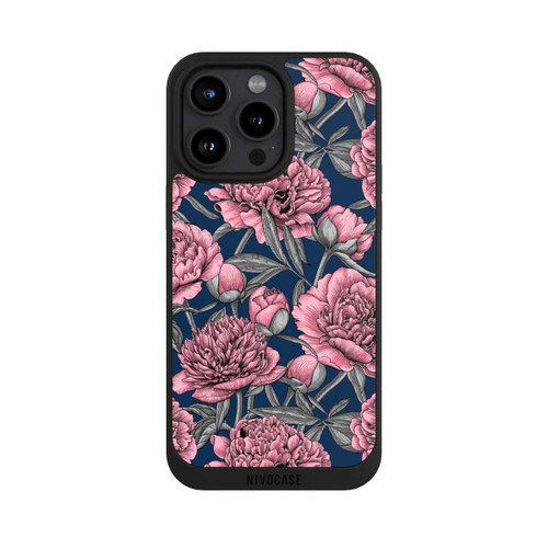 Apple iPhone 15 Pro Max NIVOpure Jardin de pivoines de nuit 4