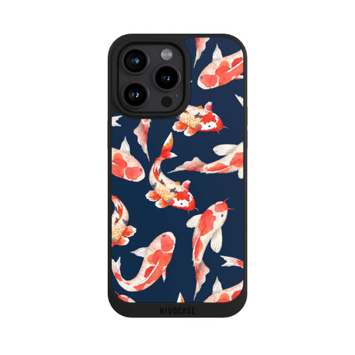 Apple iPhone 15 Pro Max NIVOpure Coral Fish on Blue Background