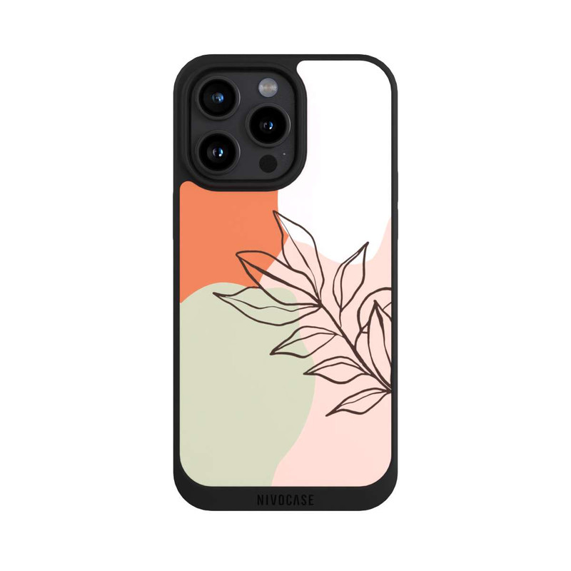 iPhone 15 Pro Max NIVOpure Abstraktes botanisches Muster 1