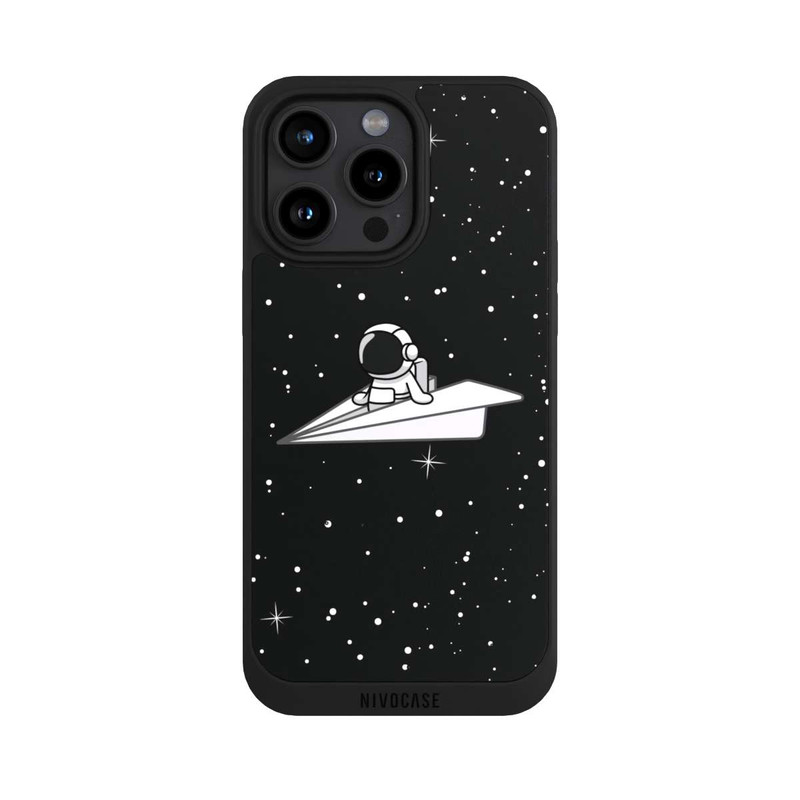 iPhone 15 Pro Max NIVOpure Astronaut Paper Plane Comic