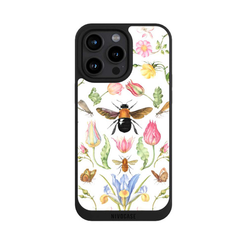 Apple iPhone 15 Pro Max NIVOpure Wildblumen mit Biene weiß