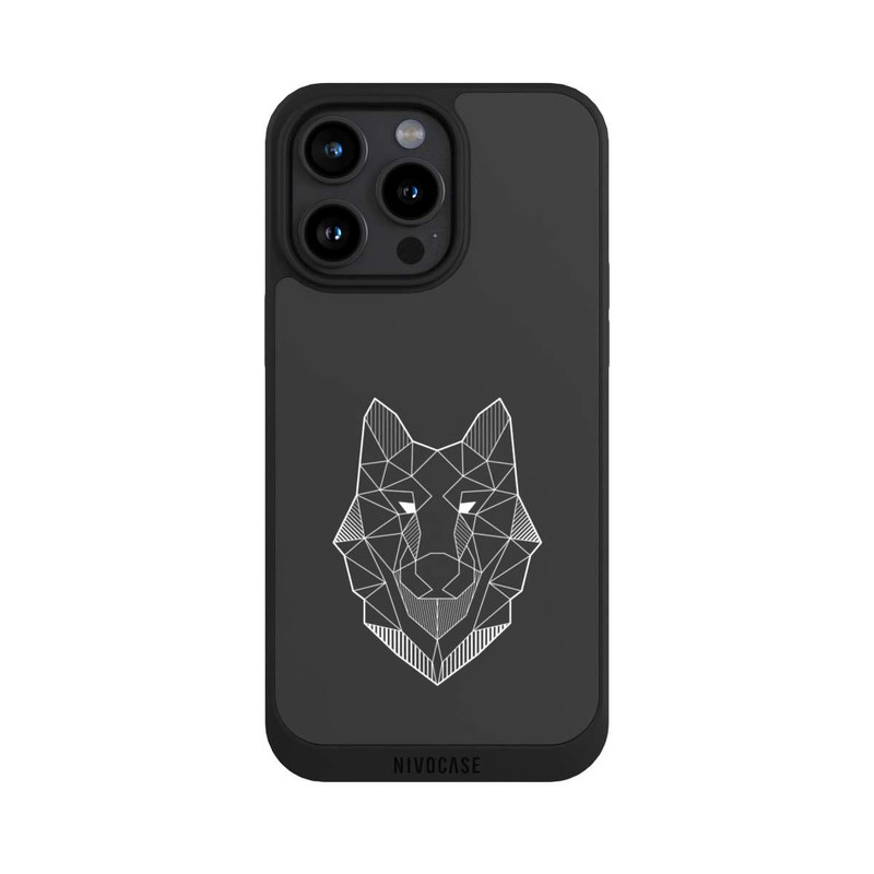 iPhone 15 Pro Max NIVOpure Wolf Polygon