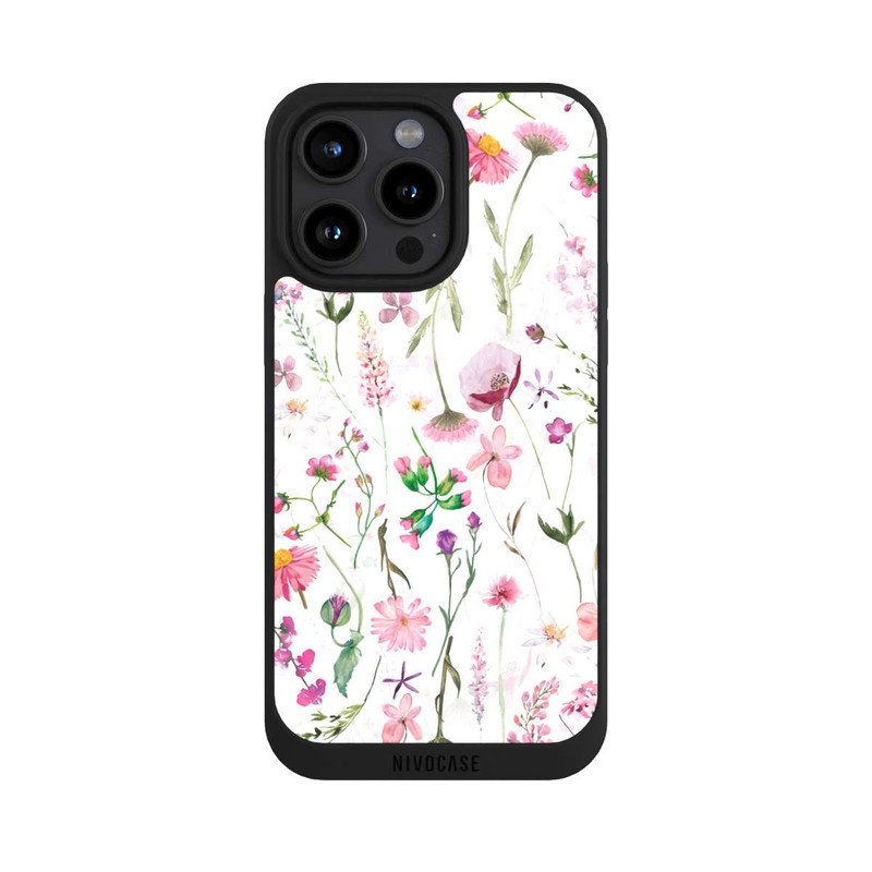 iPhone 15 Pro Max NIVOpure Pink Flower Meadow