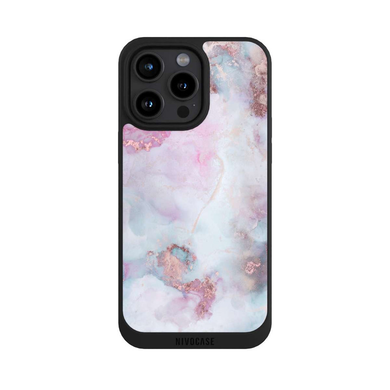 iPhone 15 Pro Max NIVOpure Alcohol Ink Marble Blue