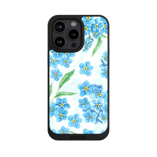 Apple iPhone 15 Pro Max NIVOpure Motif myosotis blanc