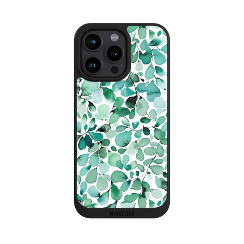 Apple iPhone 15 Pro Max NIVOpure Aquarellmuster Blätter