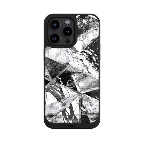 Apple iPhone 15 Pro Max NIVOpure Monochrome Marble Tiles