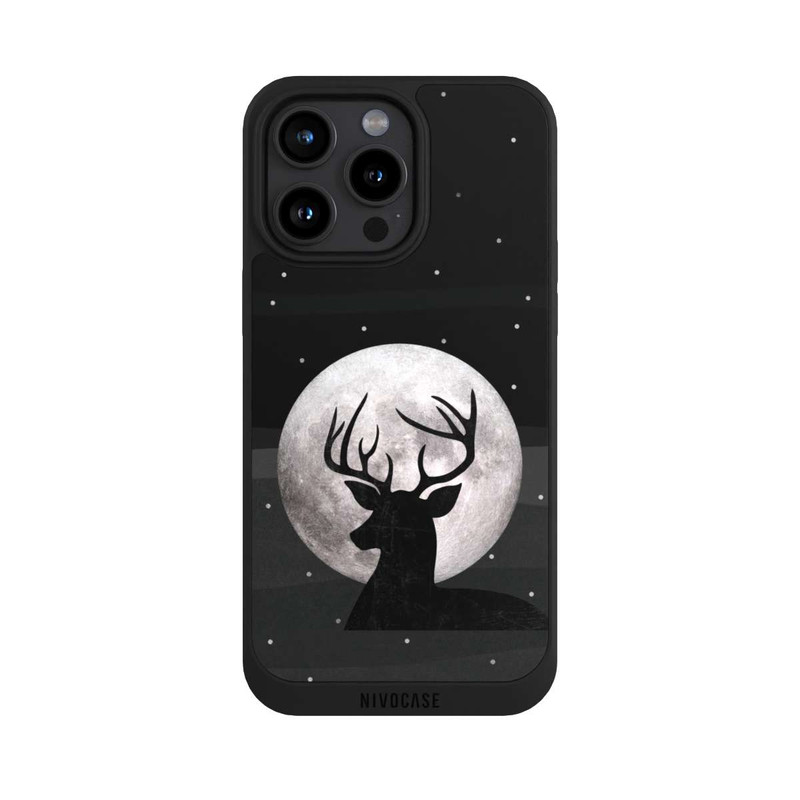 iPhone 15 Pro Max NIVOpure Deer & Moon Silver