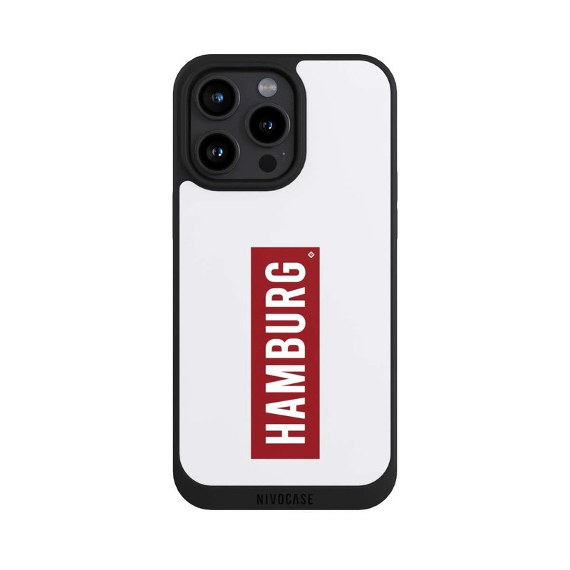 iPhone 15 Pro Max NIVOpure HSV Hambourg rouge et blanc