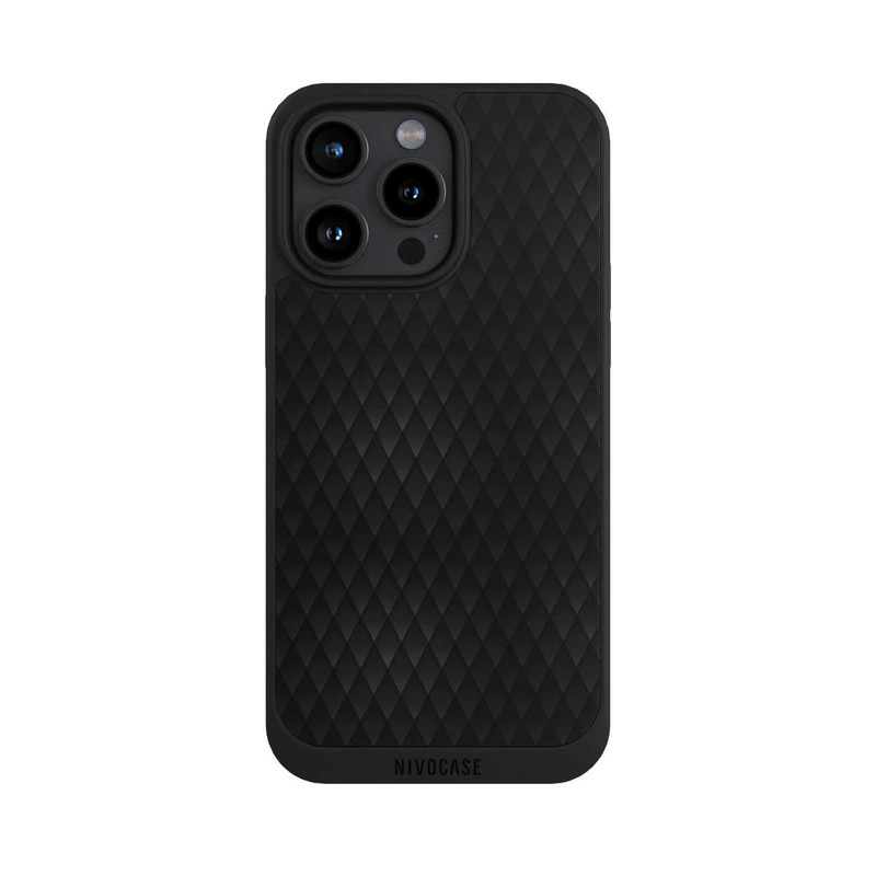 iPhone 15 Pro Max NIVOpure Peau de Serpent Noire
