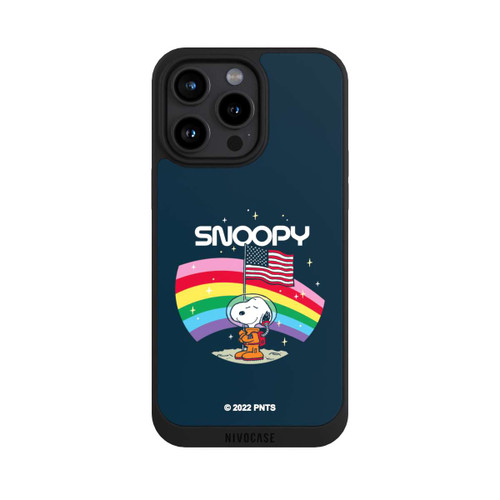 Apple iPhone 15 Pro Max NIVOpure Snoopy Space Traveller Rainbow